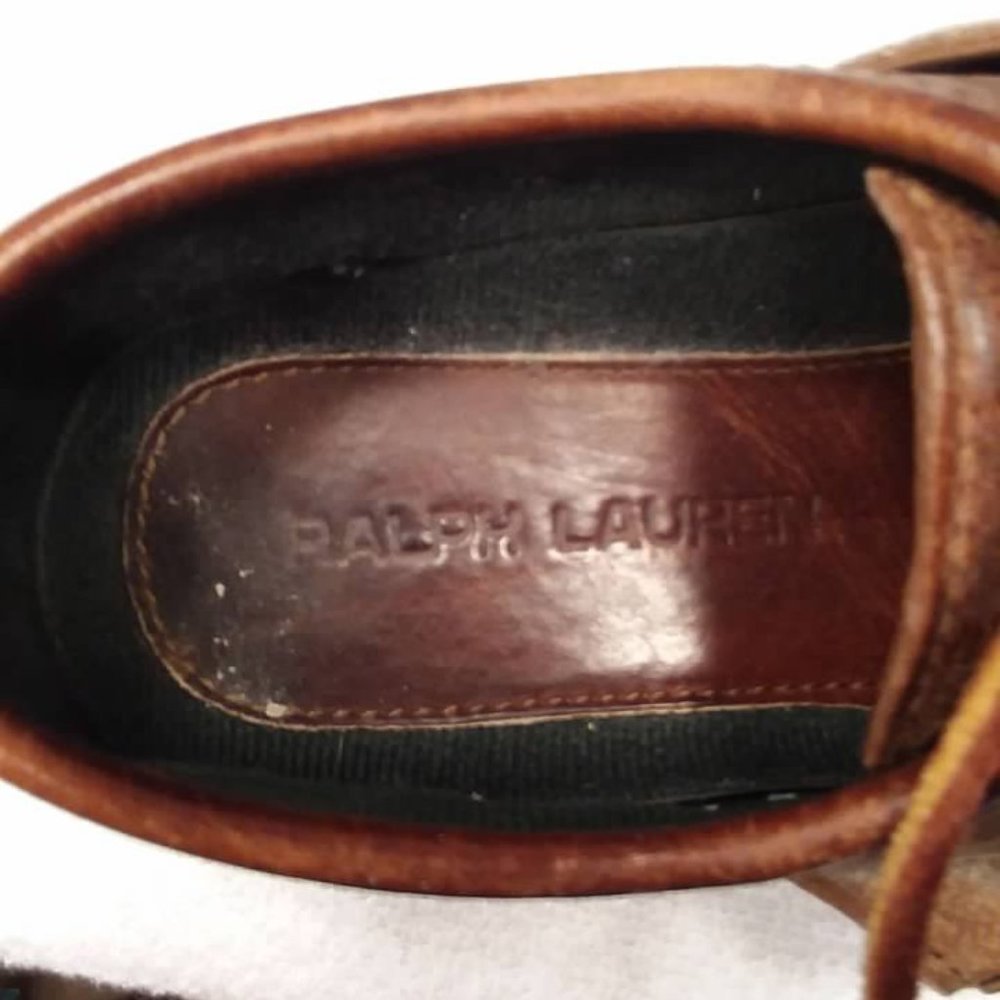 Womens Ralph Lauren Brown Leather Uppers Size 7B - Picture 7 of 8